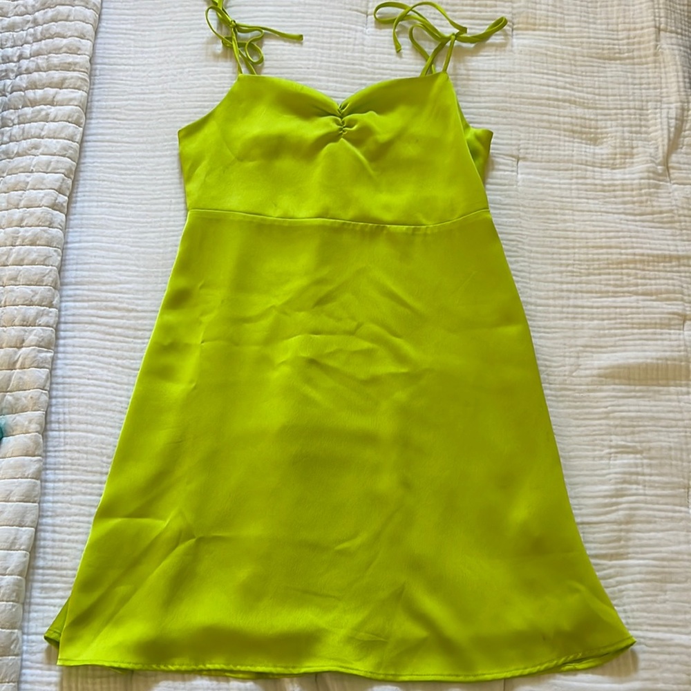 Lime green dress never worn